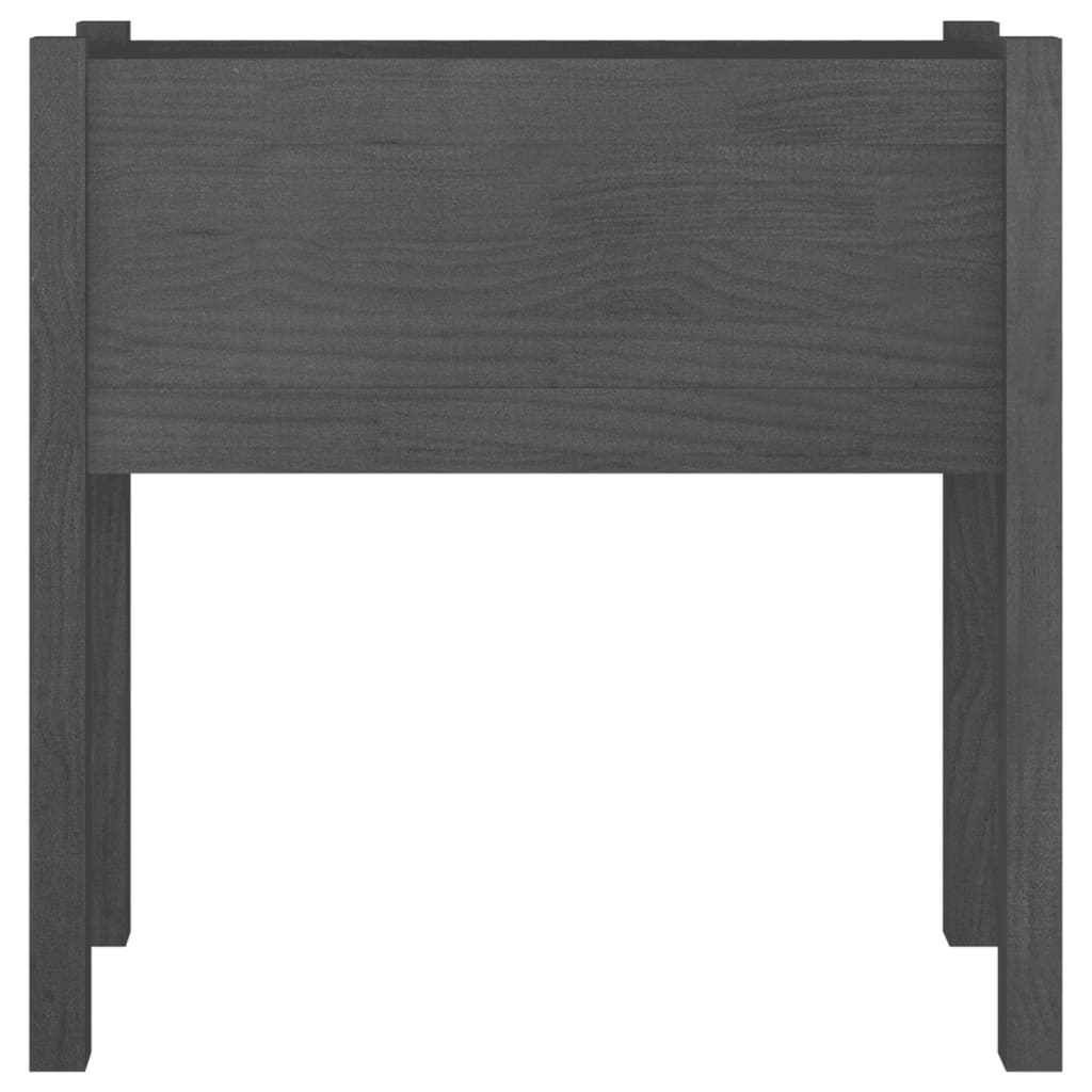 Vidaxl Planning Box 70x31x70 cm Solid Pine Gray