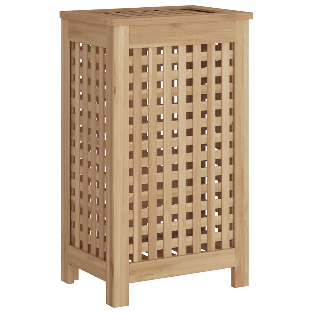 Vidaxl Laundry Basket 35x25x60 cm Teak solido