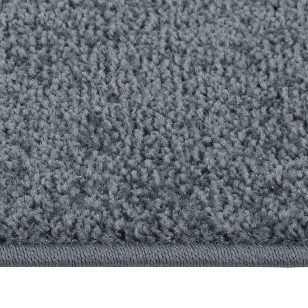 VIDAXL RUAM KORTPOLIG 140x200 cm antracite
