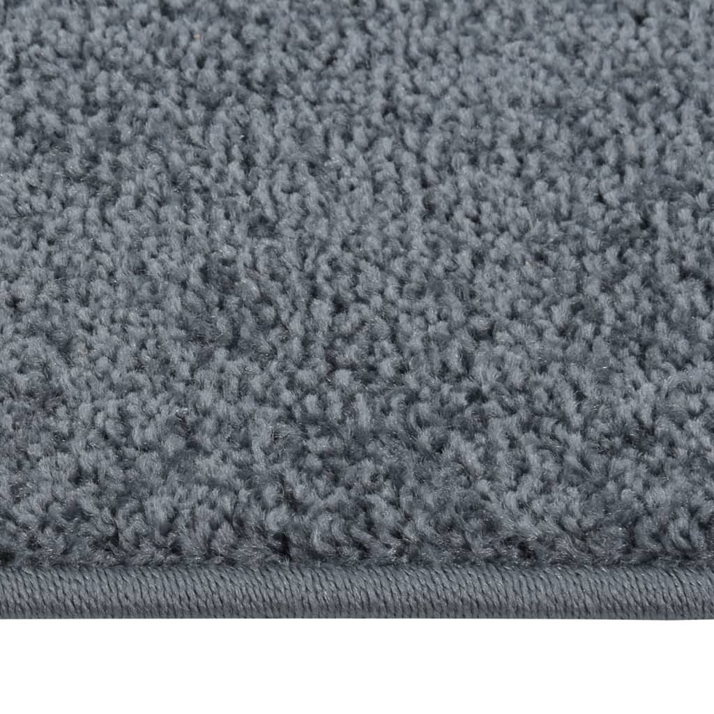 VIDAXL RUG KORTPOLIG 240x340 cm antracite