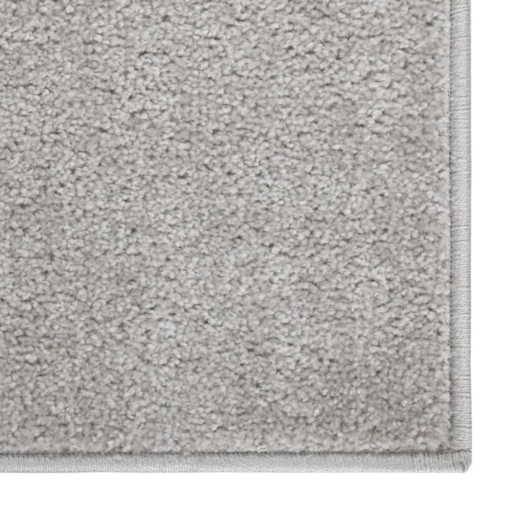 VIDAXL RUG KORTPOLIG 120x170 cm grigio chiaro