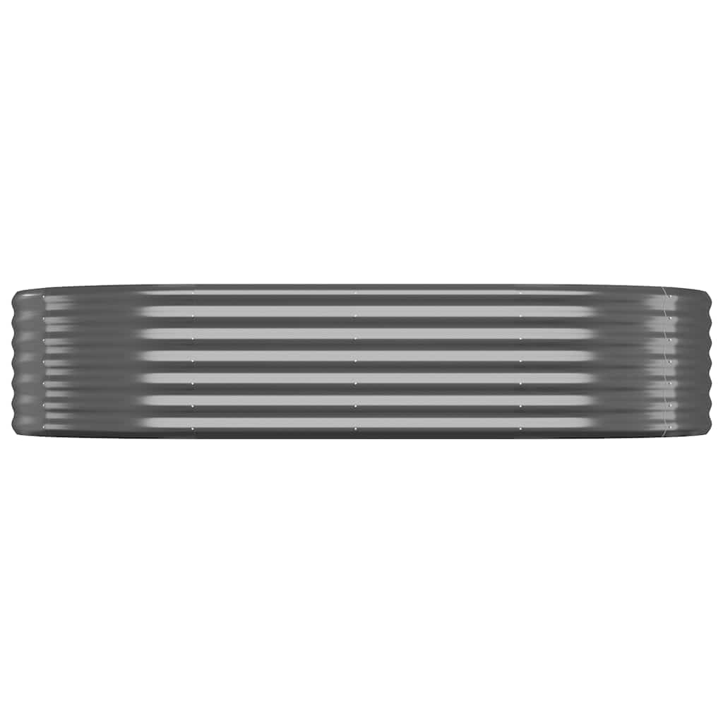 Vidaxl plantenbak 175x100x36 cm gegalvaniseerd staal antracietkleurig
