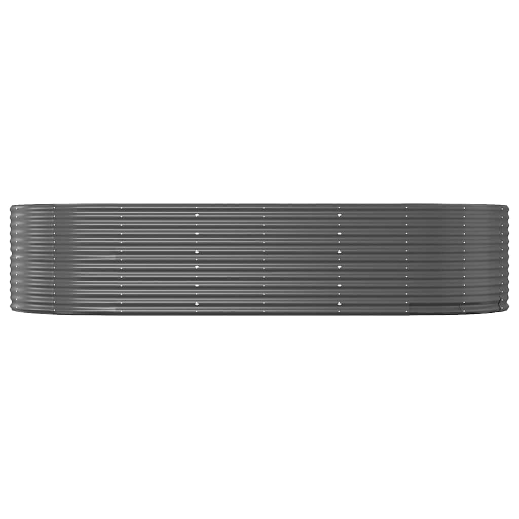 Jardinera vidaxx 291x140x68 cm acero galvanizado antracita