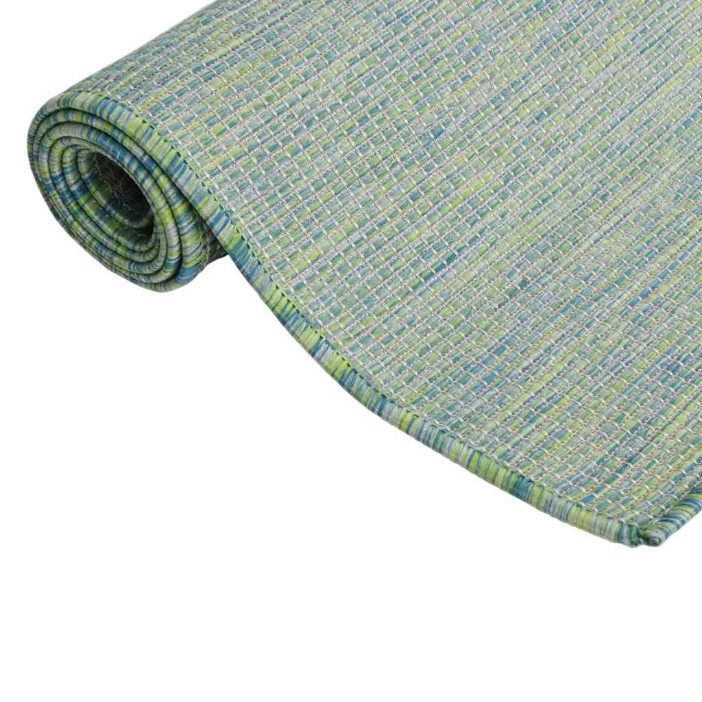 Vidaxl Eutside Rug Flat -Turquoise 200x280 cm