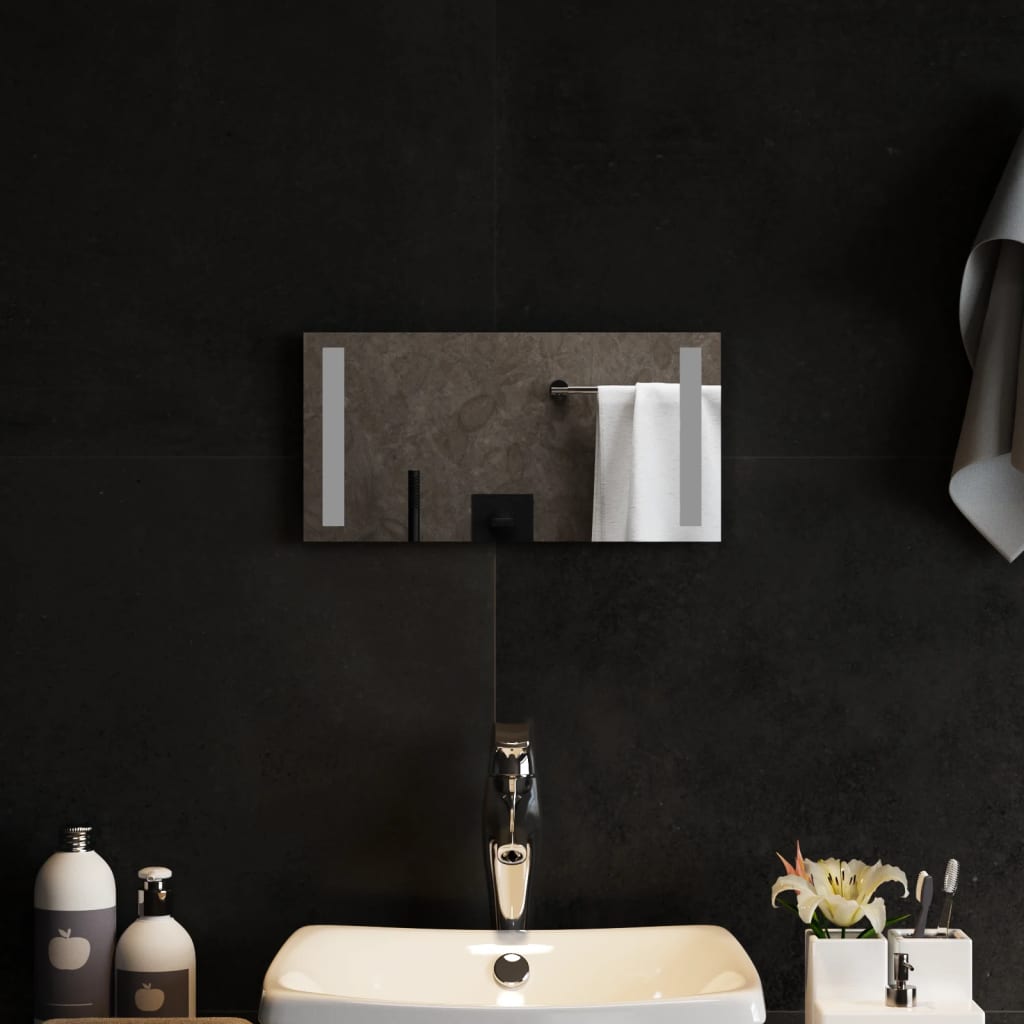 VIDAXL Specchio da bagno LED 40x20 cm