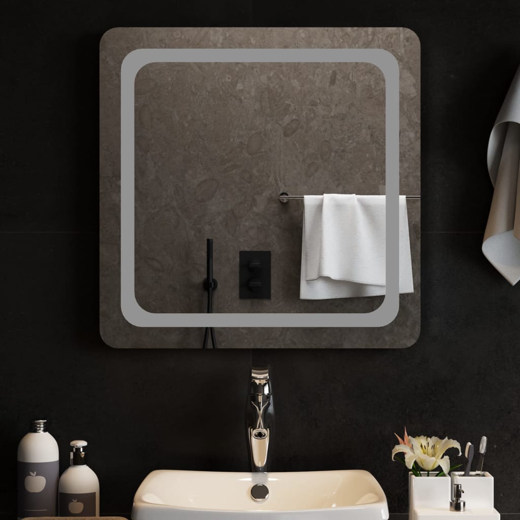 Vidaxl Specchio da bagno LED 60x60 cm