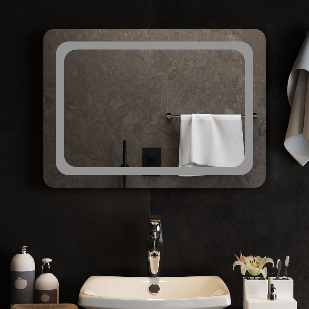 Vidaxl Mirror de baño LED 70x50 cm