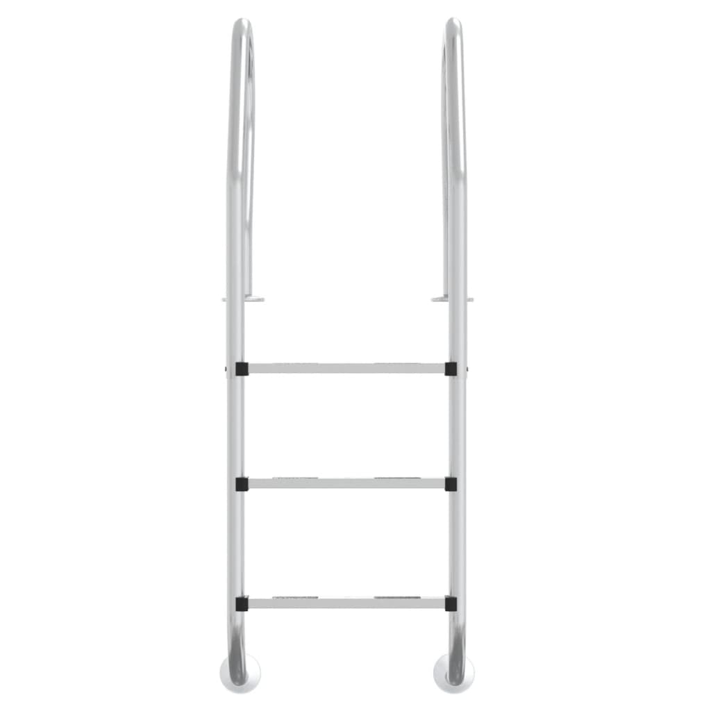 Vidaxl Swimming Pols Ladder 54x38x158 cm 304 in acciaio inossidabile