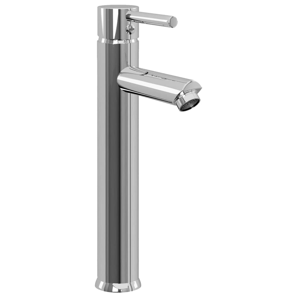 Vidaxl Washbasin con vetro temperato tap e tappeto pop-up