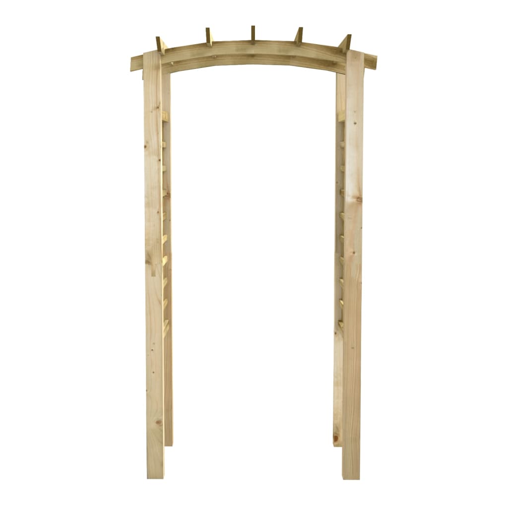 Vidaxl Garden Arch 110x60x210 cm Pino sólido impregnado