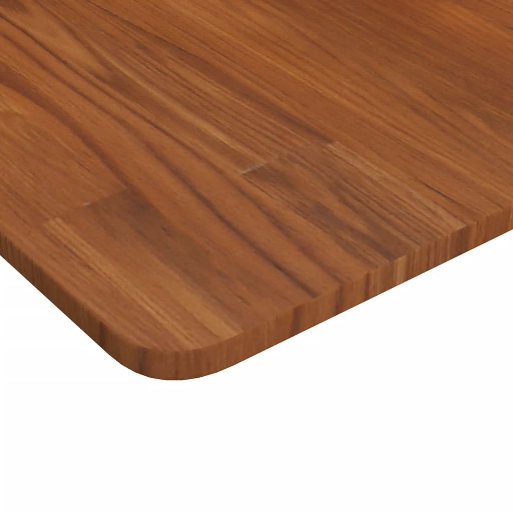 Vidaxl Washbasin tabla 100x60x1.5cm de madera maciza tratada marrón oscuro