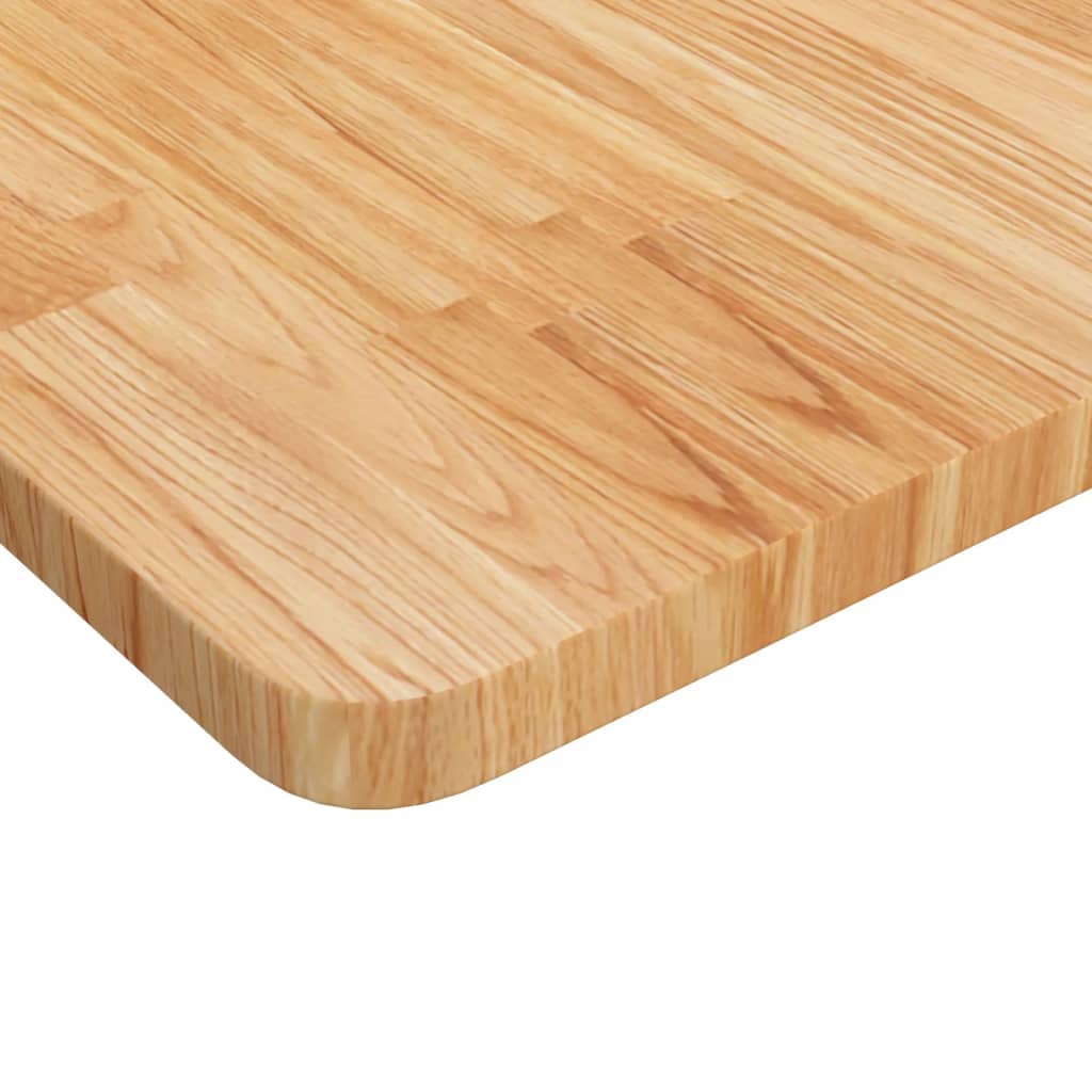 Tabla Vidaxl Washbasin 80x40x2.5cm de madera maciza tratada marrón claro