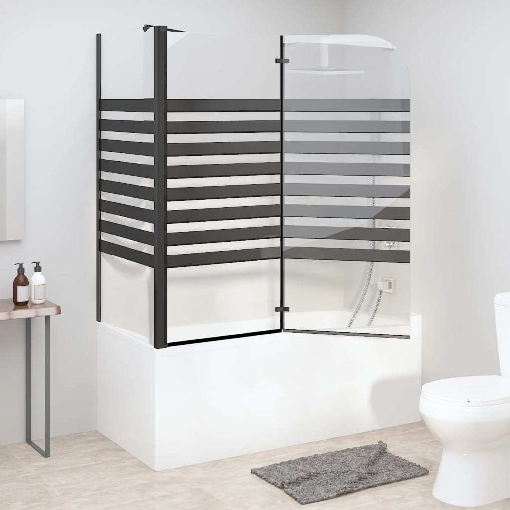 Vidaxl Bath Wall Strip 120x68x130 cm de vidrio endurecido