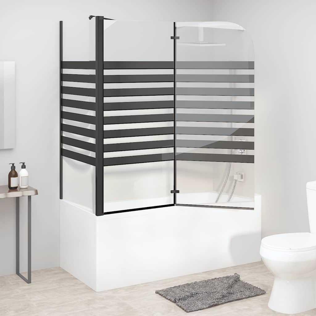 Vidaxl Bath Wall Strip 120x68x130 cm de vidrio endurecido