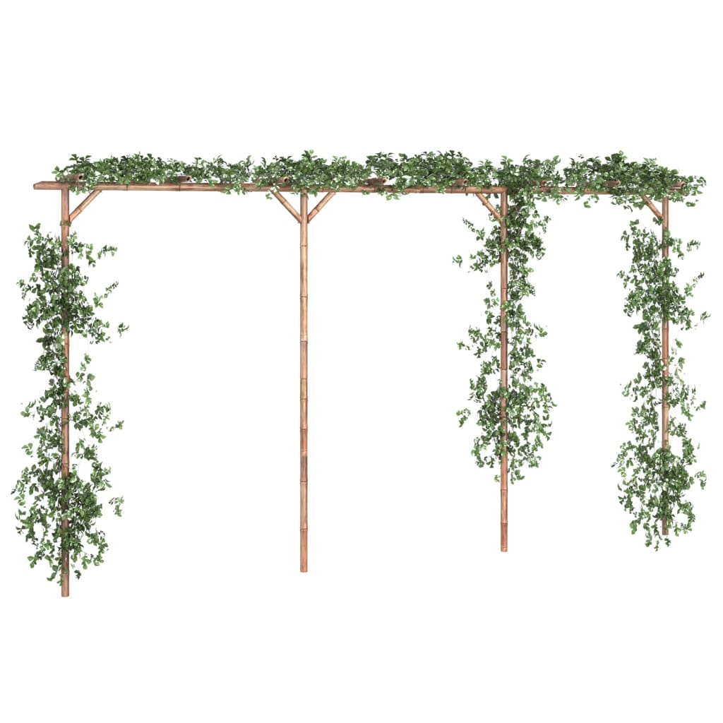 Vidaxl Pérgola 385x40x205 cm de bambú