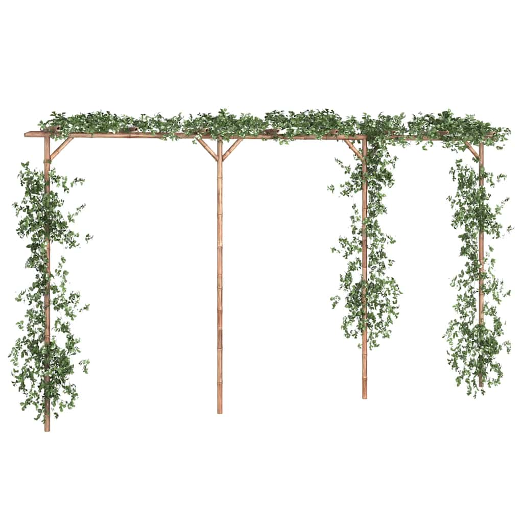 Vidaxl Pérgola 385x40x205 cm de bambú