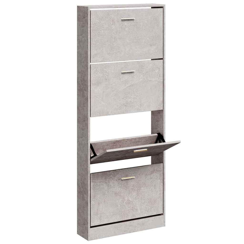 Gabinete de zapatos Vidaxl 59x17x150 cm Precio de concreto de madera procesada