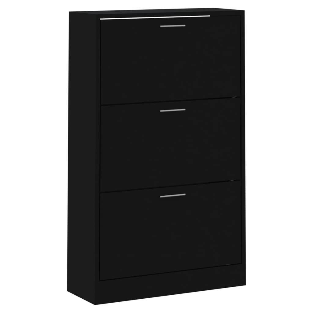 Vidaxl Cabinet da scarpe 63x24x103 cm Legno trasformato in legno
