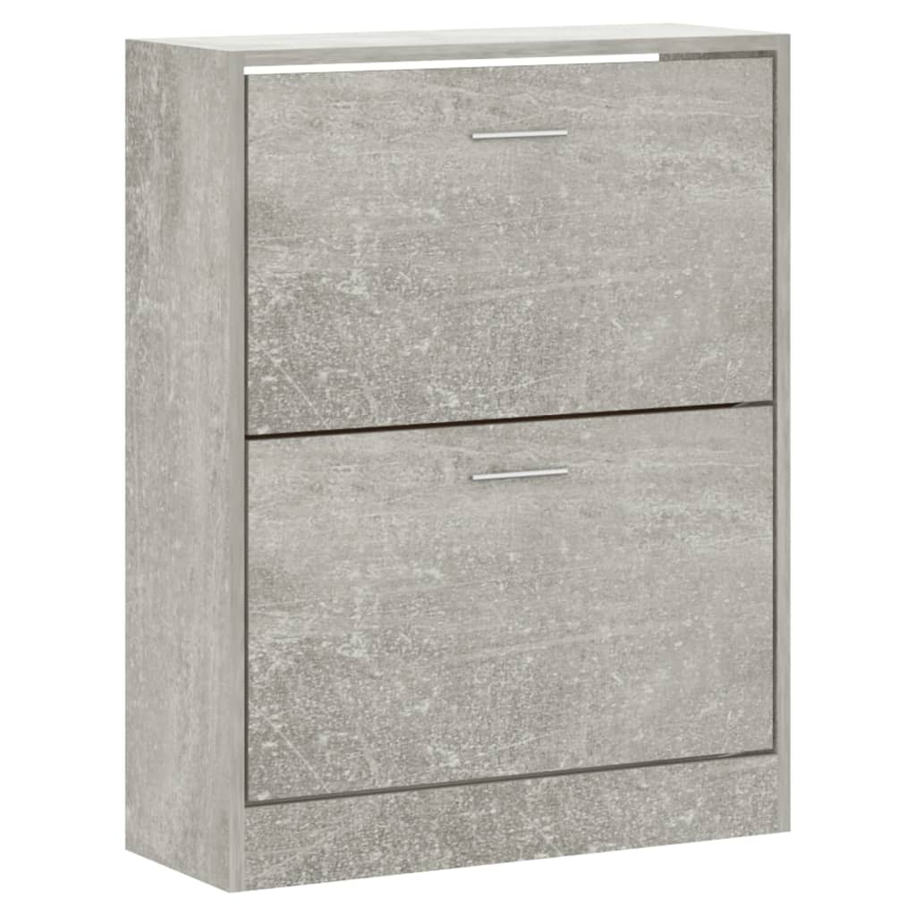 Gabinete de zapatos Vidaxl 63x24x81 cm Precio de concreto de madera procesada