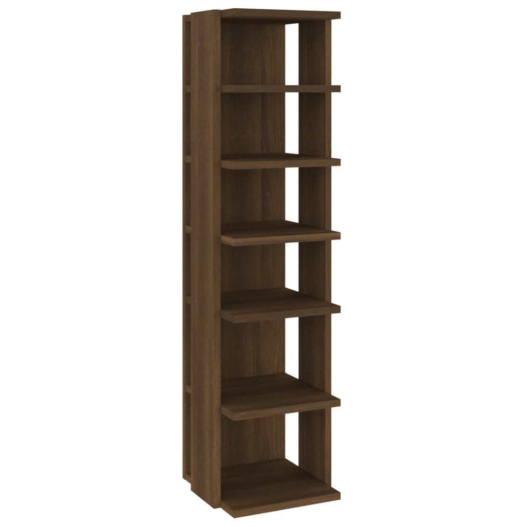 Vidaxl Ratchs 2 st 27.5x27x102 cm de madera procesada marrón