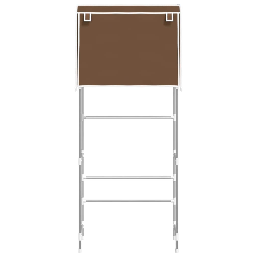 Pianto di stoccaggio Vidaxl per lavatrice Boven 2 strati 71x29.5x170,5 cm marrone
