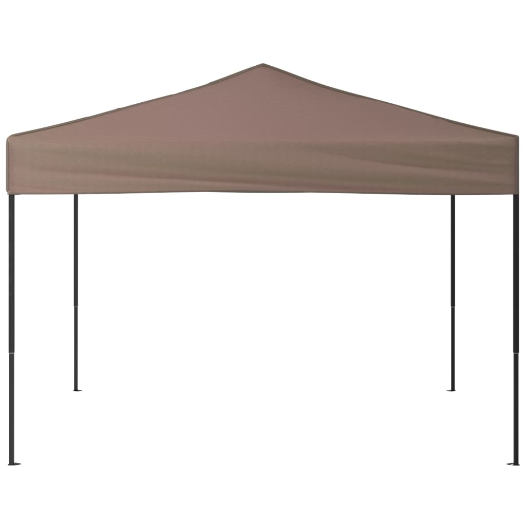 Vidaxl PartyTent plegable 3x3 m taupe