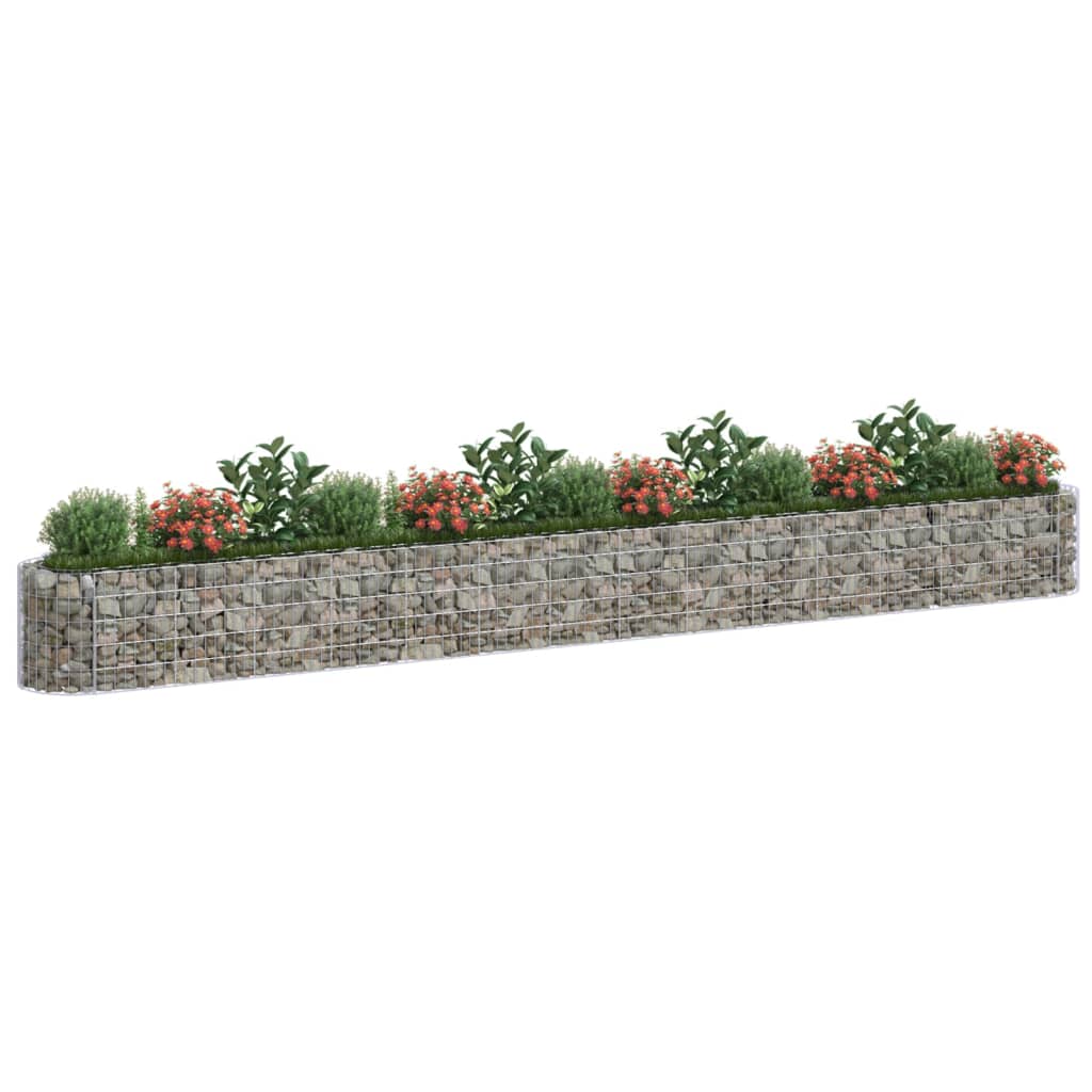 Vidaxl Gabion Fiorter ha raccolto ferro zincato 540x50x50 cm