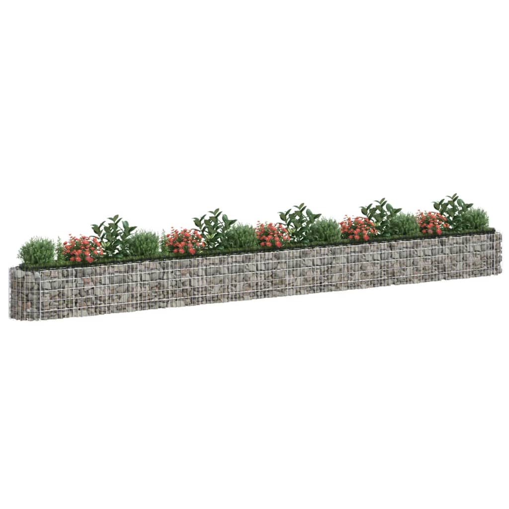 Vidaxl Gabion Fiorter ha raccolto ferro zincato 610x50x50 cm