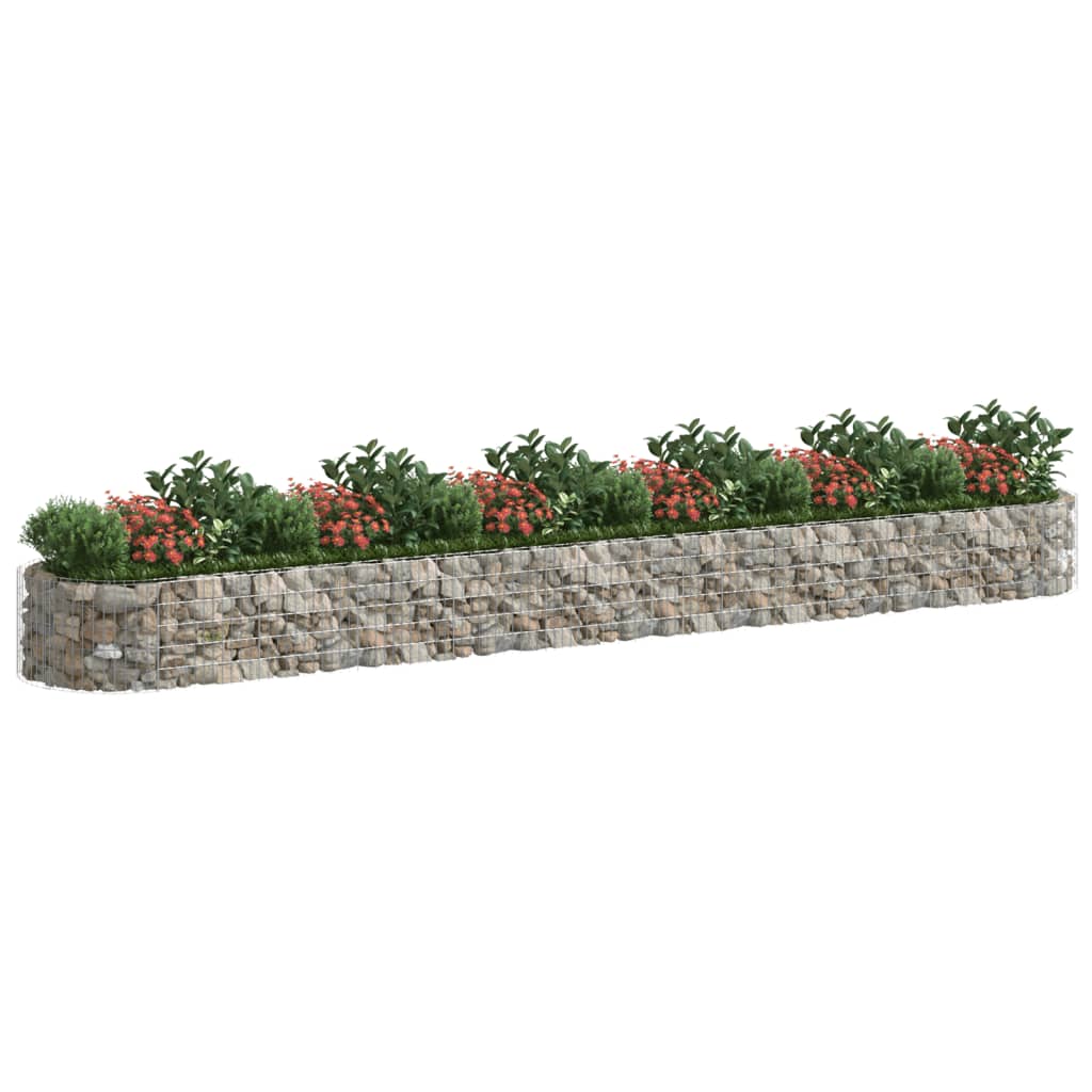 Vidaxl Gabion Fiorter ha raccolto ferro zincato 600x100x50 cm