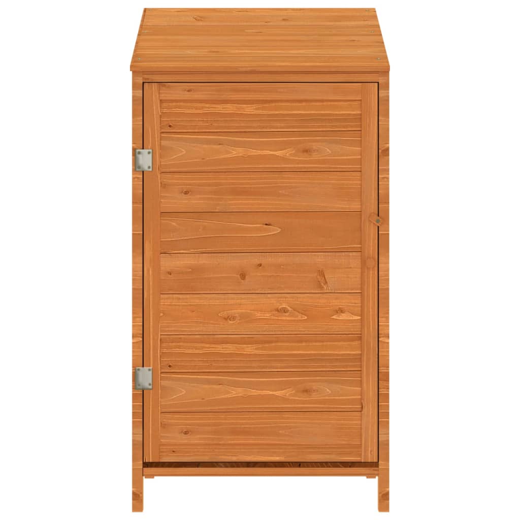 Vidaxl Garden Shed 55x52x112 cm de pino sólido marrón