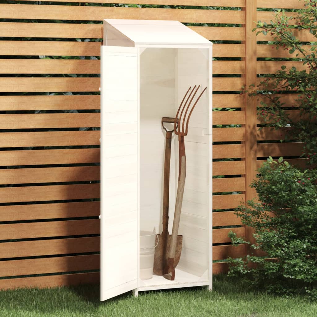 Vidaxl Garden Shed 55x52x174.5 cm de pino sólido