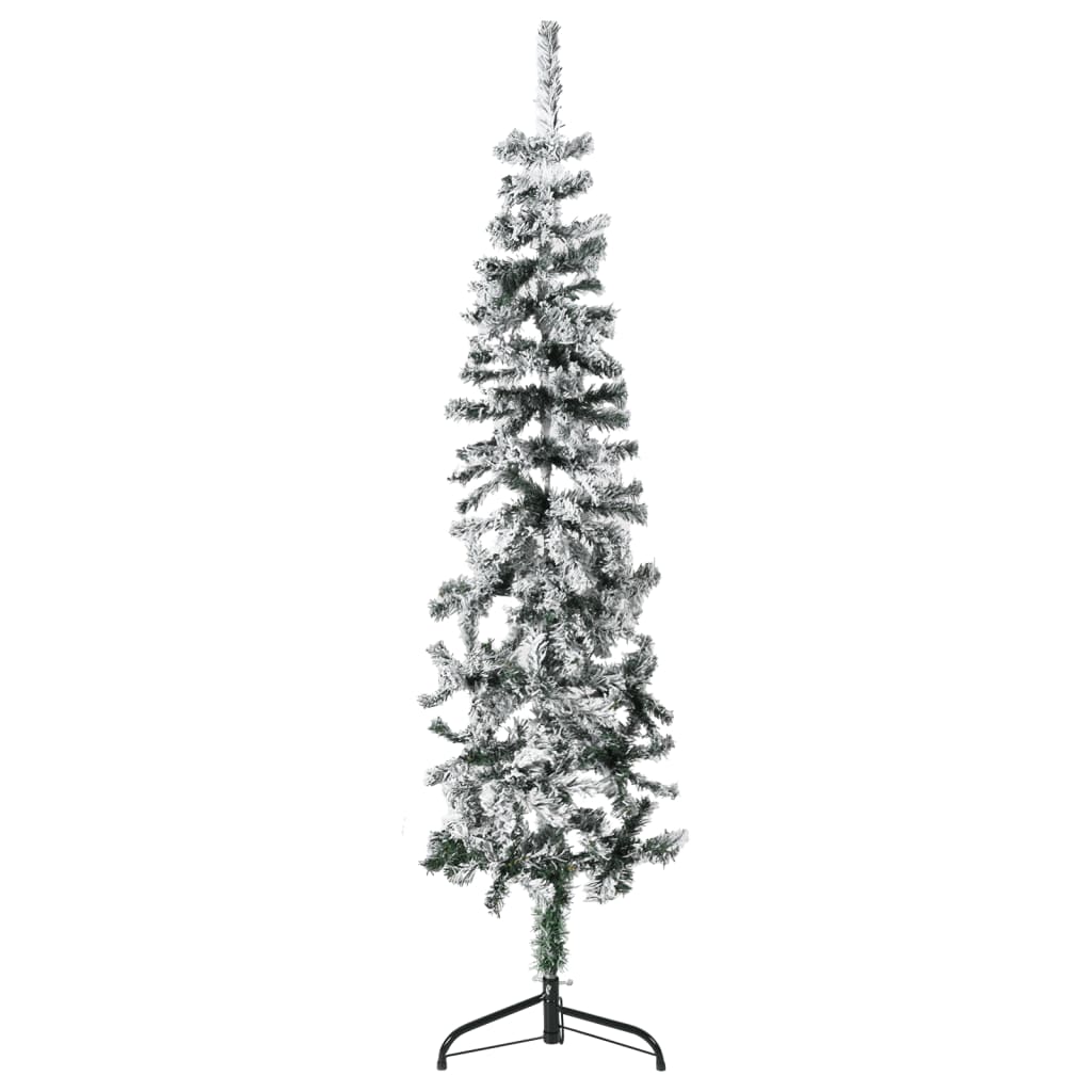 Vidaxl Kunstkerstboom mitad con nieve estrecha 120 cm