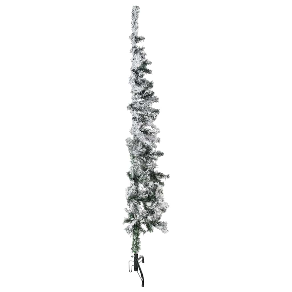 Vidaxl Kunstkerstboom metà con neve stretta 150 cm