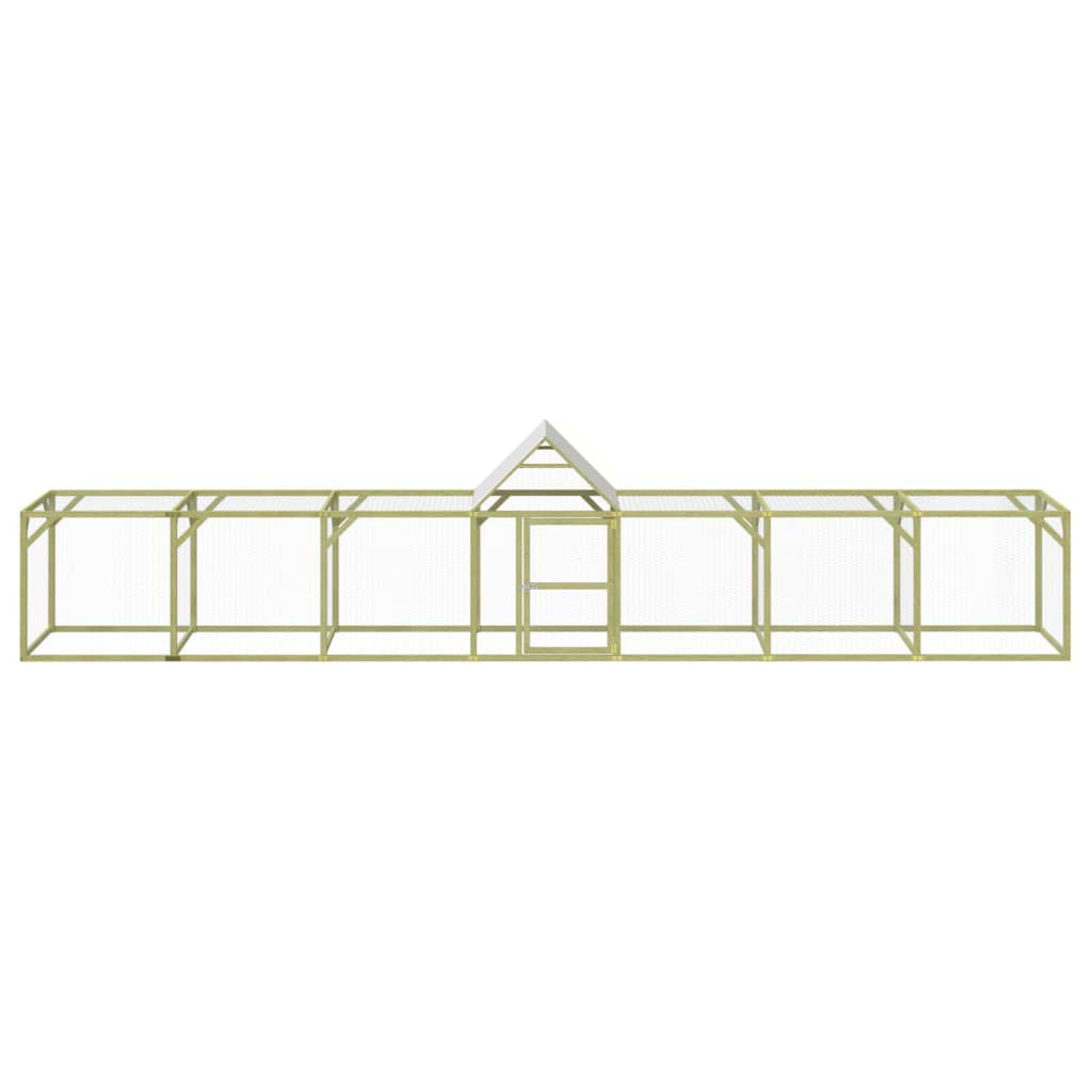 Vidaxl Chicken Coop 700x100x150 cm Pinna solida impregnata