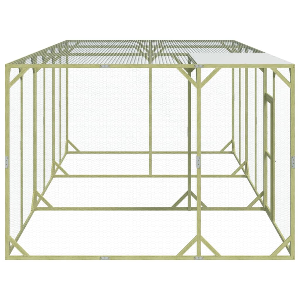 Vidaxl Chicken Coop 600x300x200 cm Pinna solida impregnata