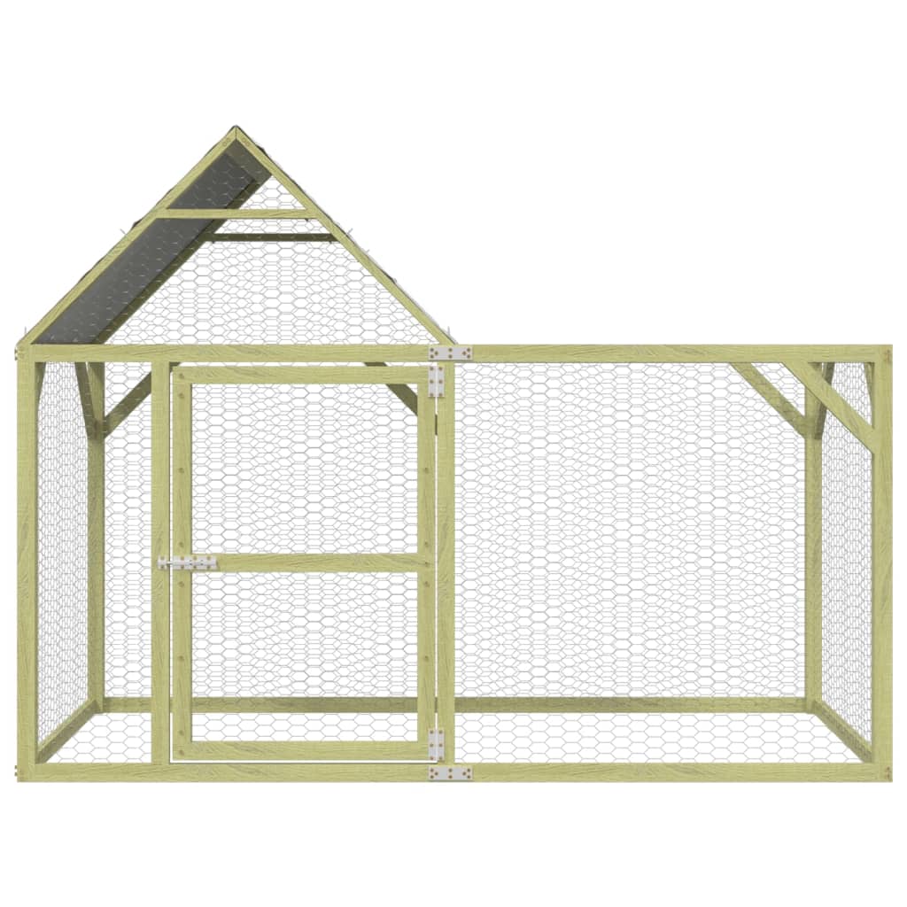 Vidaxl Chicken Coop 200x100x150 cm Pinna solida impregnata