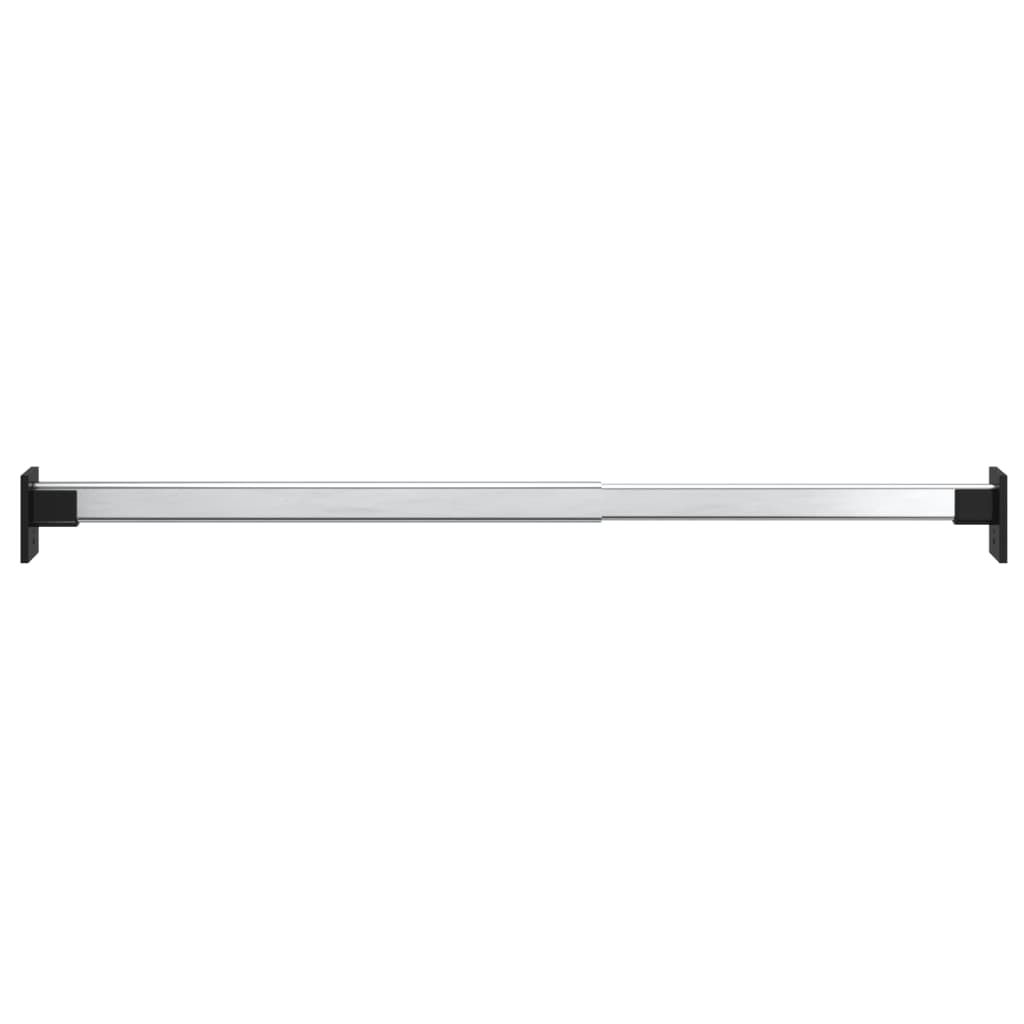 Vidaxl Abs di abbigliamento 2 St Telescopic 58-100 cm di colore argento