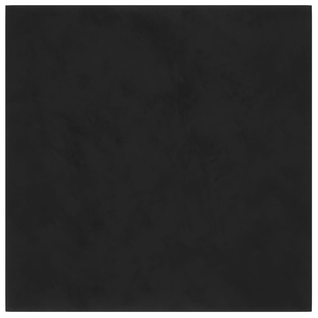 Pannelli a parete Vidaxl 12 ST 1,08 m² 30x30 cm Velvet nero
