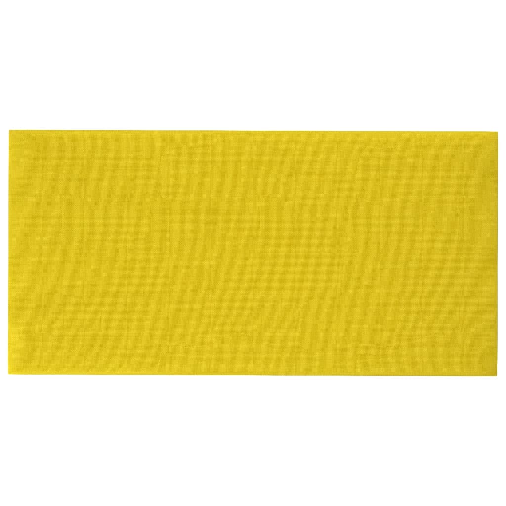 Pannelli a parete Vidaxl 12 ST 2,16 m² 60x30 cm Giallo chiaro