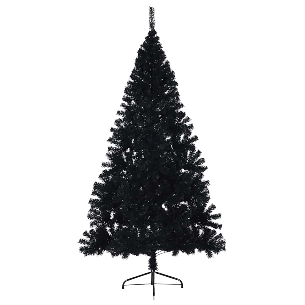 Vidaxl Kunstkerstboom con metà pvc da 180 cm standard Black