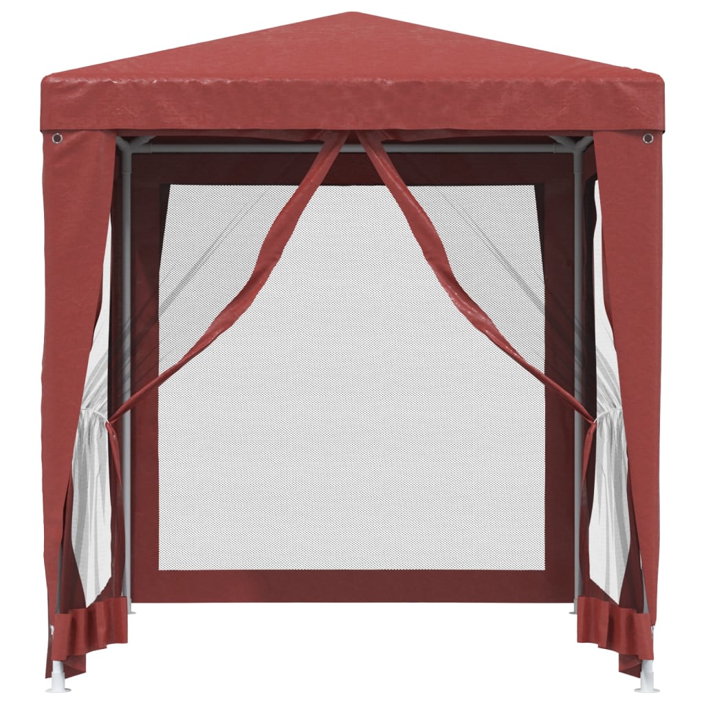 Tenda per feste Vidaxl con pareti laterali a 4 mesh 2x2 M HDPE