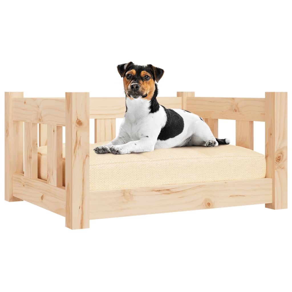 Vidaxl Dog Basket 55.5x45.5x28 cm Pino solido