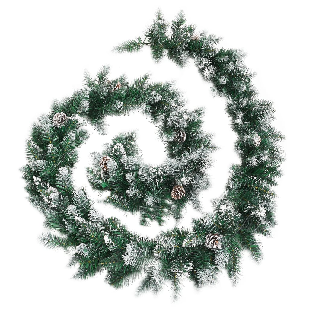 Vidaxl Garra de Navidad con luces LED 2.7 m PVC Green