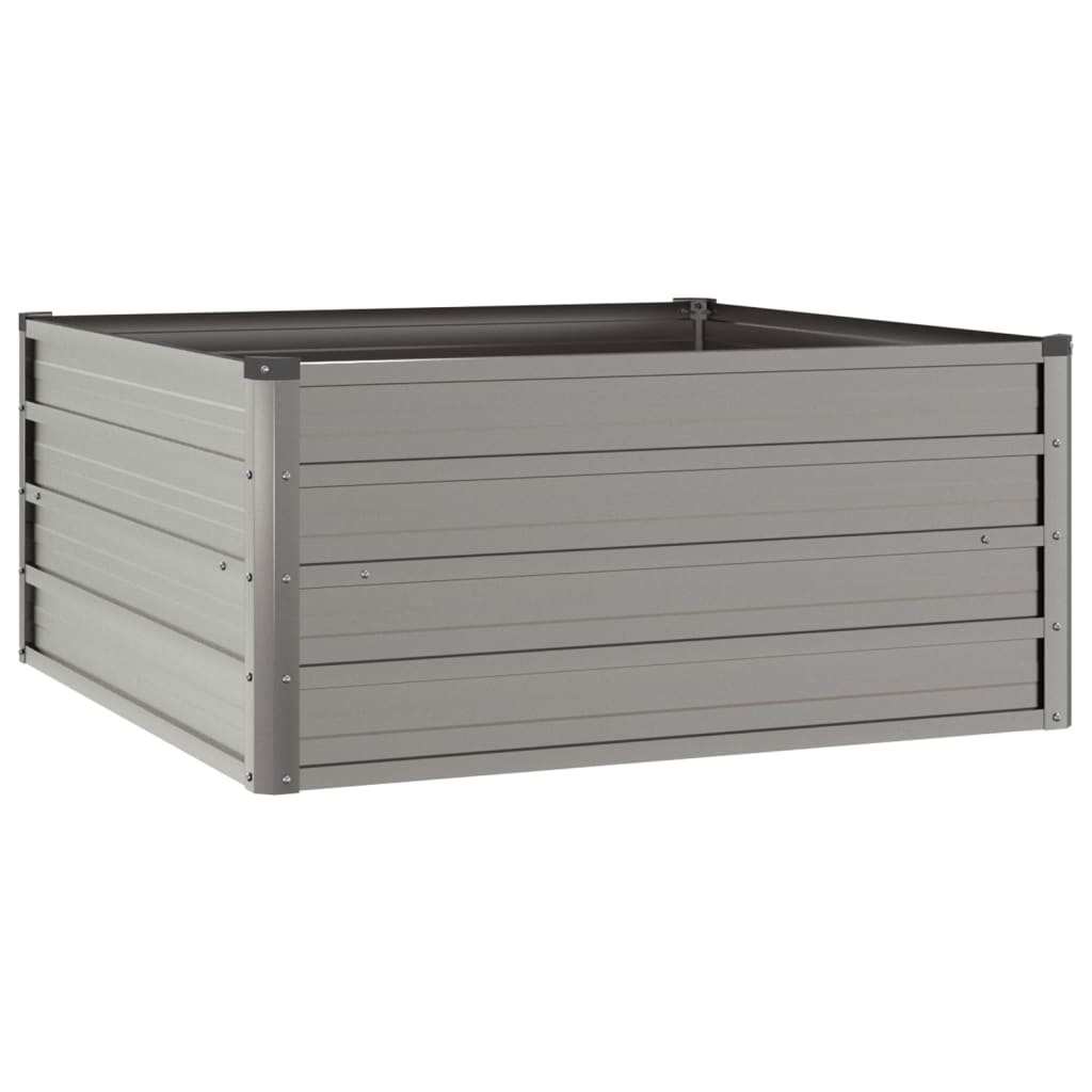 Plantador Vidaxl elevado 100x100x45 cm Corten Steel Rusty