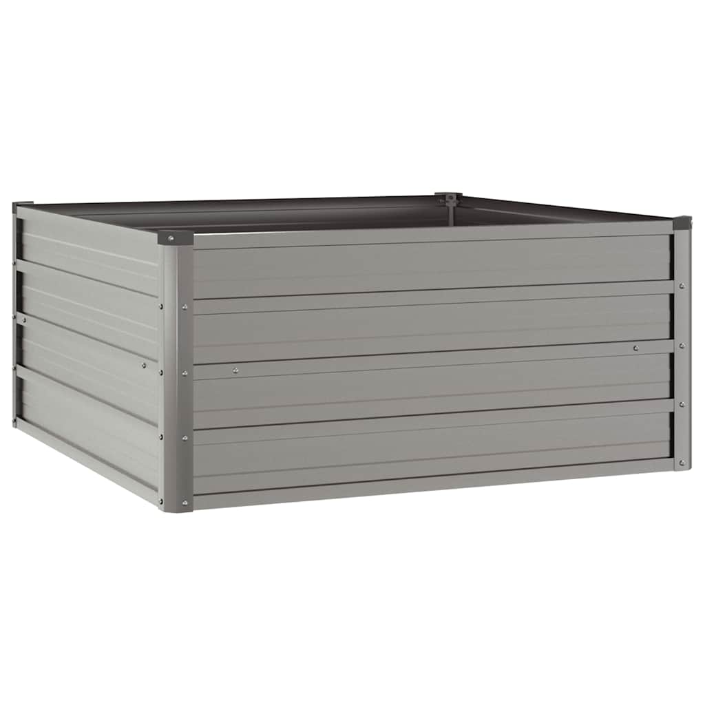 Plantador Vidaxl elevado 100x100x45 cm Corten Steel Rusty