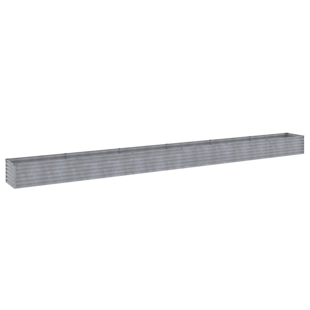 Plantador Vidaxl recaudado 580x50x36 cm Cortenstaal