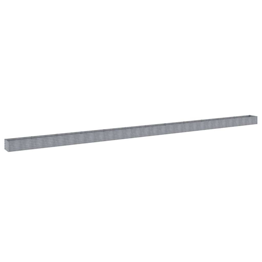 Plantador Vidaxl recaudado 1152x50x36 cm Cortenstaal