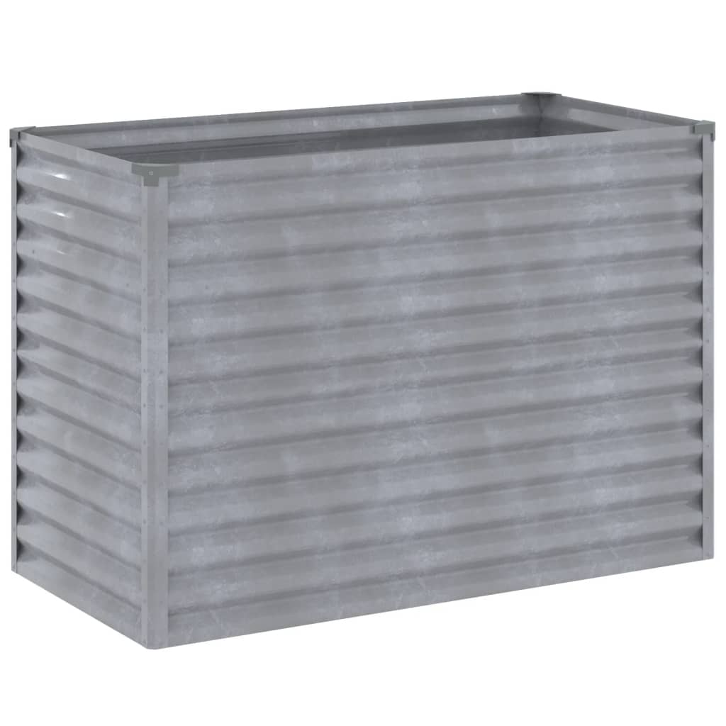 Plantador Vidaxl recaudado 100x50x69 cm Cortenstaal
