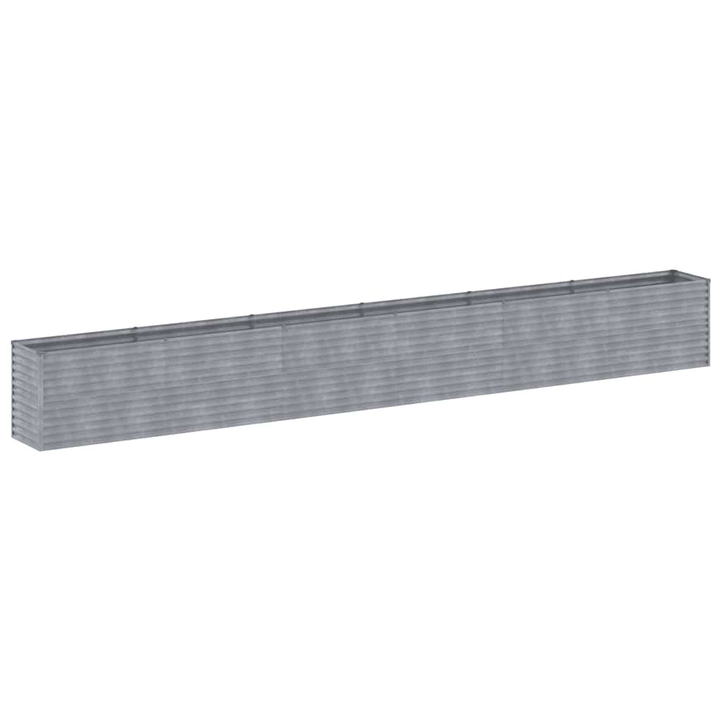 Vidaxl verhoogde tuinbak 578x50x69 cm cortenstaal