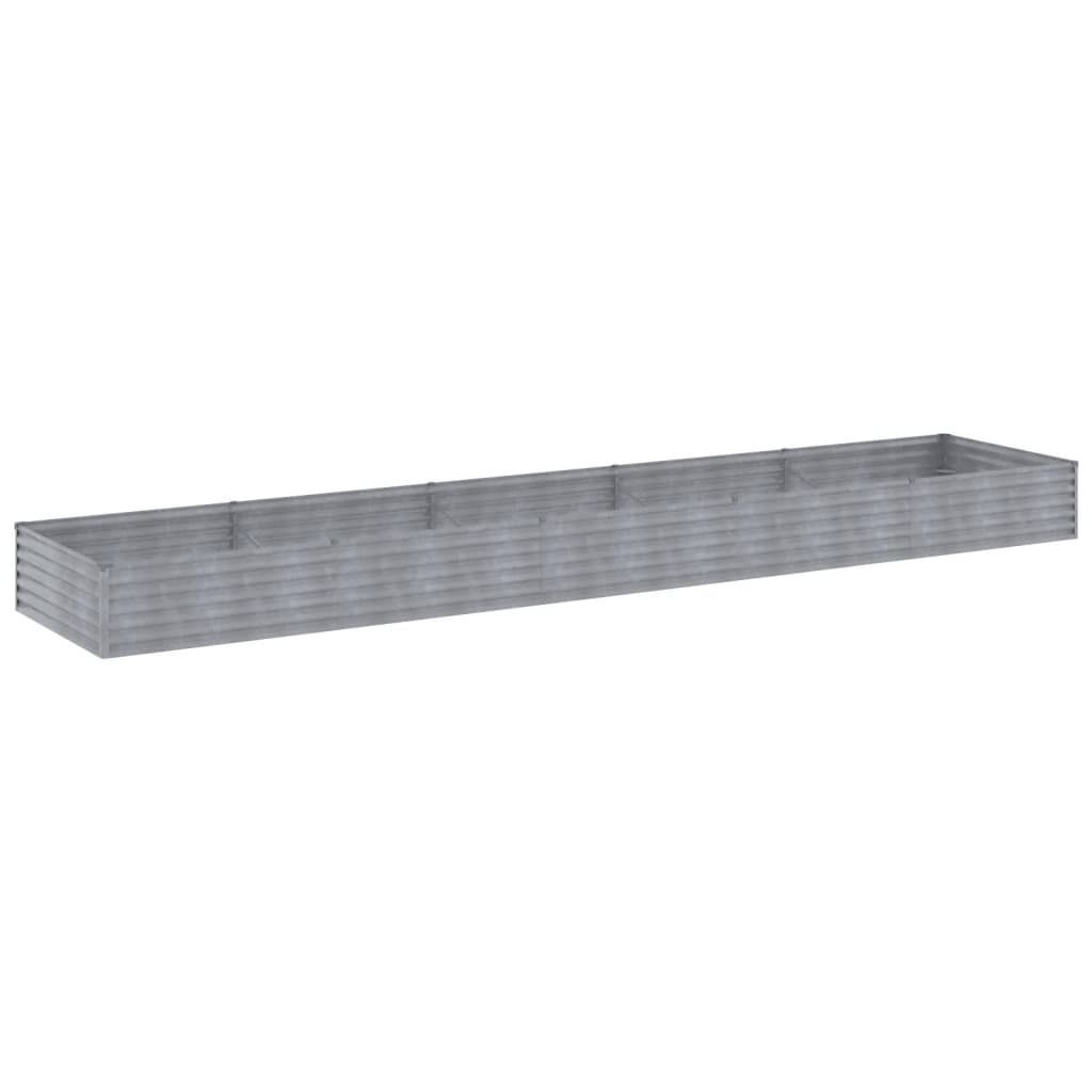 Plantador Vidaxl recaudado 482x100x36 cm Cortenstaal